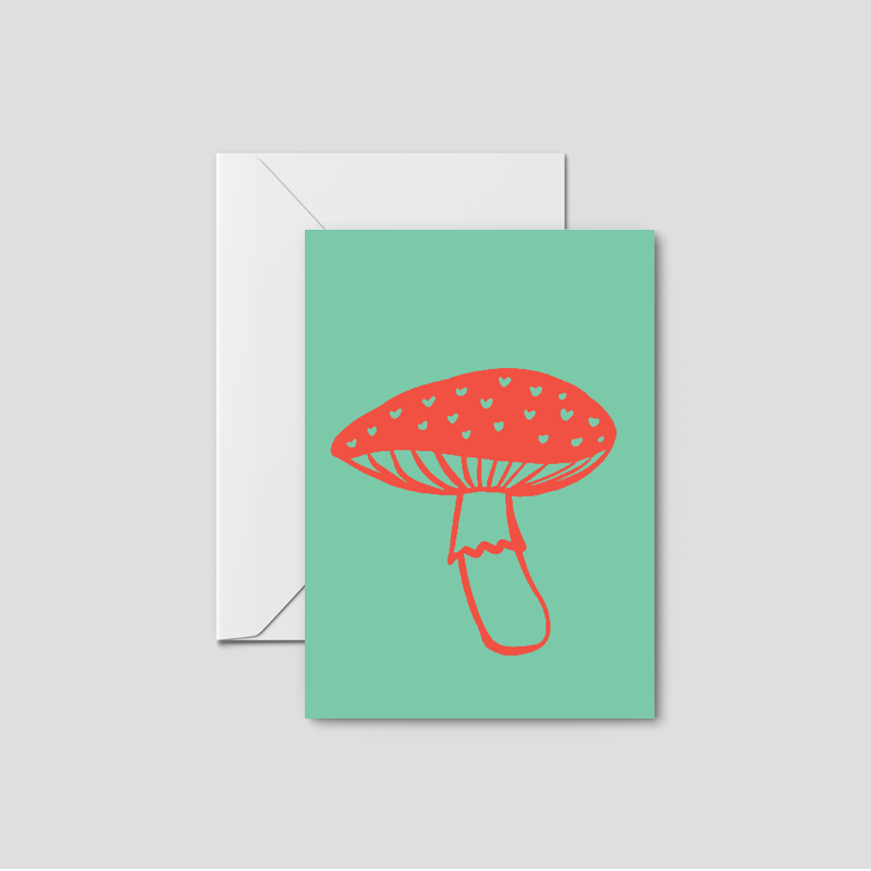 Mush Love Greeting Card