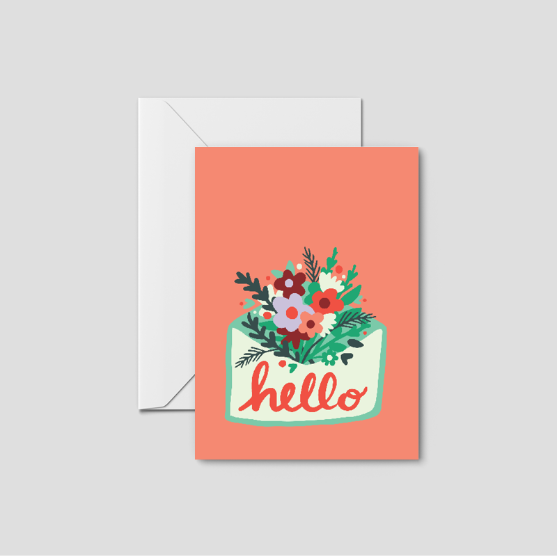 Say it with Flowers Greeting Card