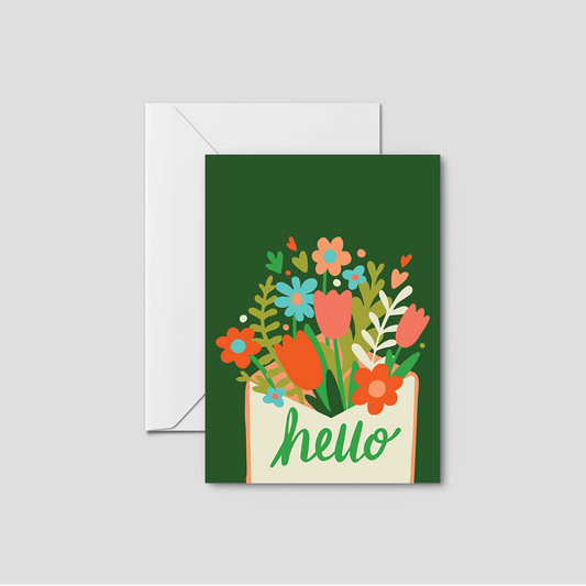 Snail Mail Boxed Set - Green Tones (8 Assorted Designs)