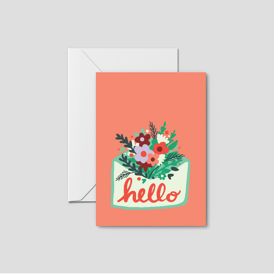 Say it with Flowers Greeting Card