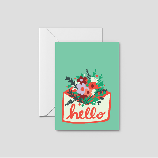 Blooming Heart Boxed Set - Green Tones (8 Assorted Designs)